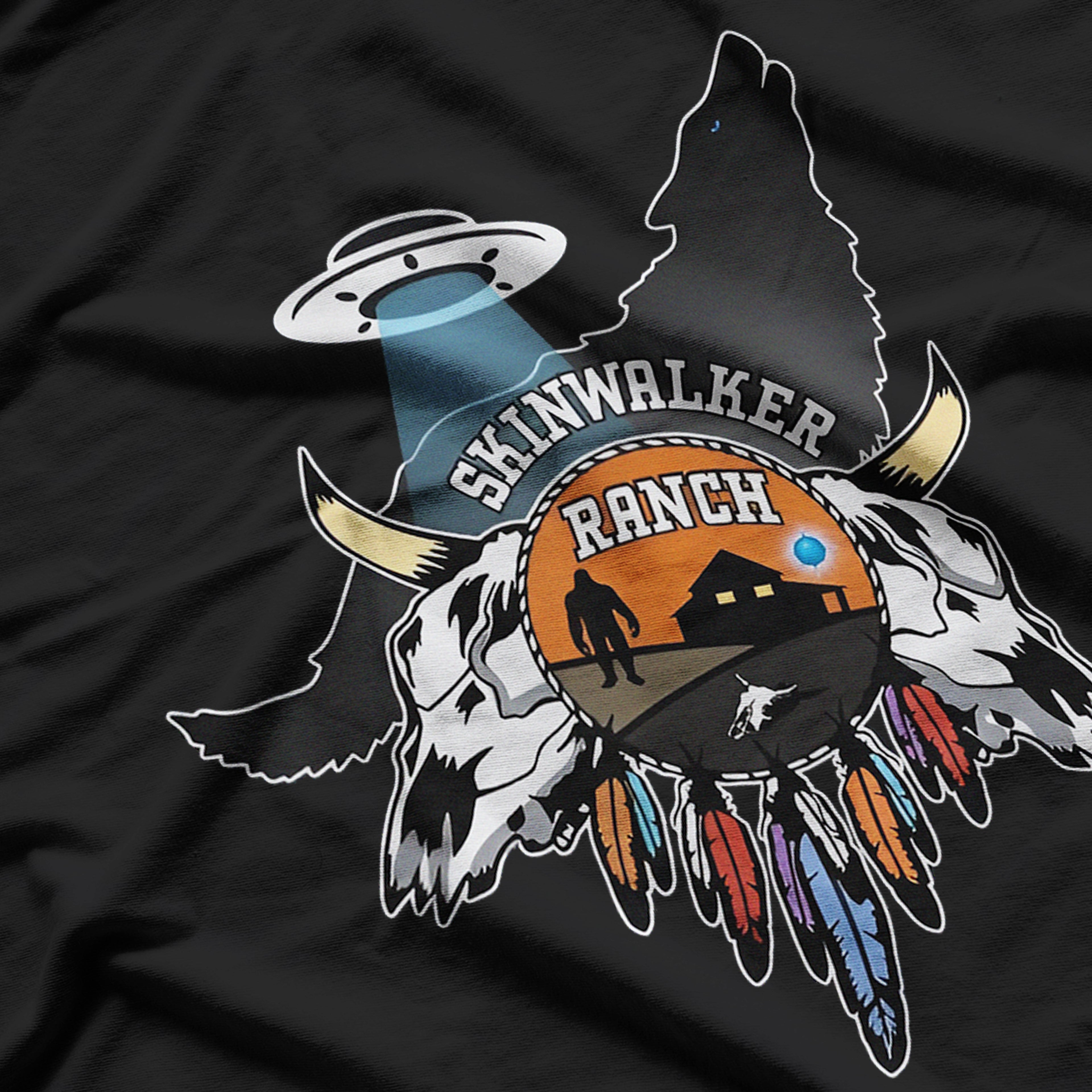 Funny Ranch Site for Paranormal UFO and Yeti Activity T-Shirt