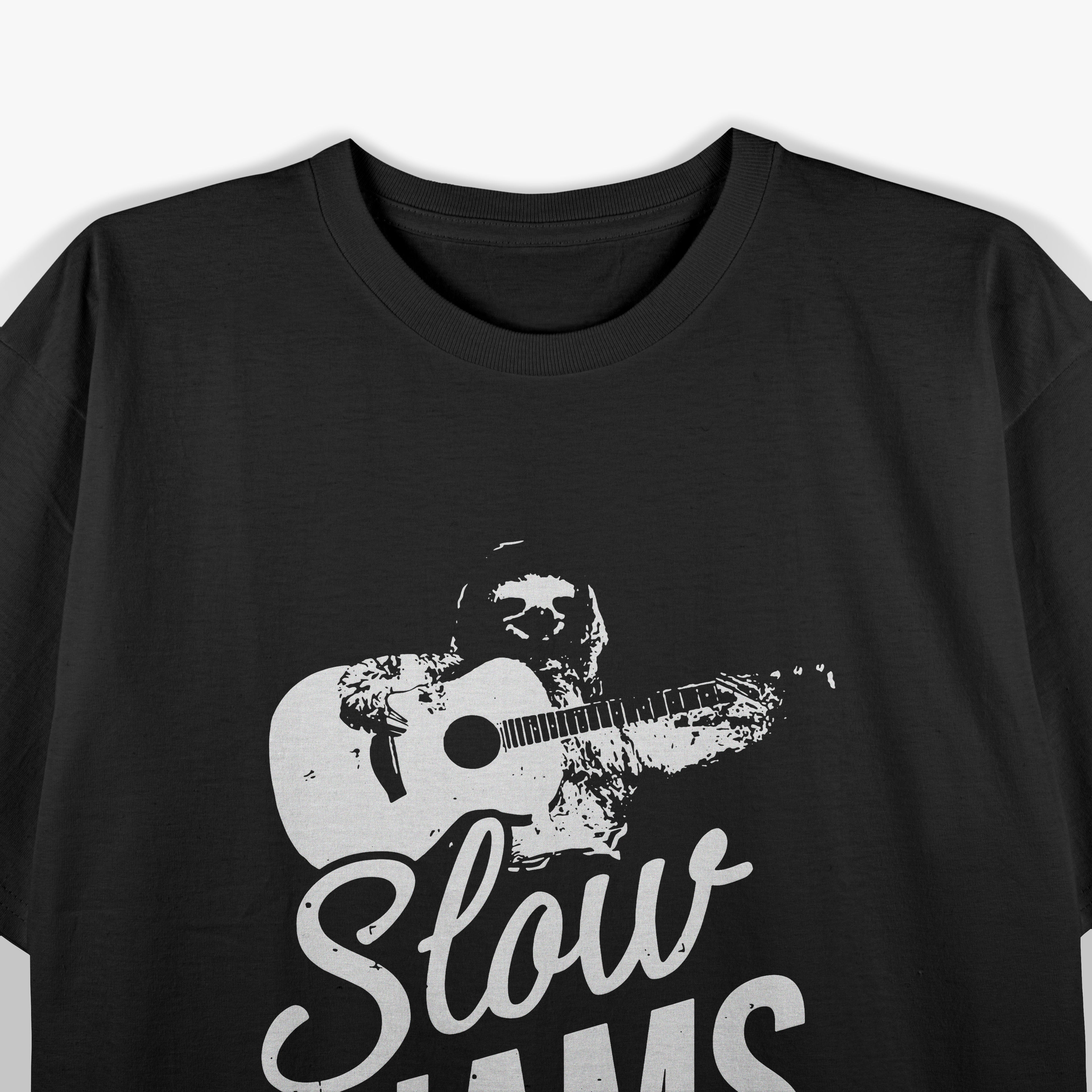 Funny Slow Jams Vintage Sloth Guitar T-Shirt