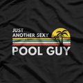 Retro Pool Guy – Funny Sexy Vacation Vibes T-Shirt