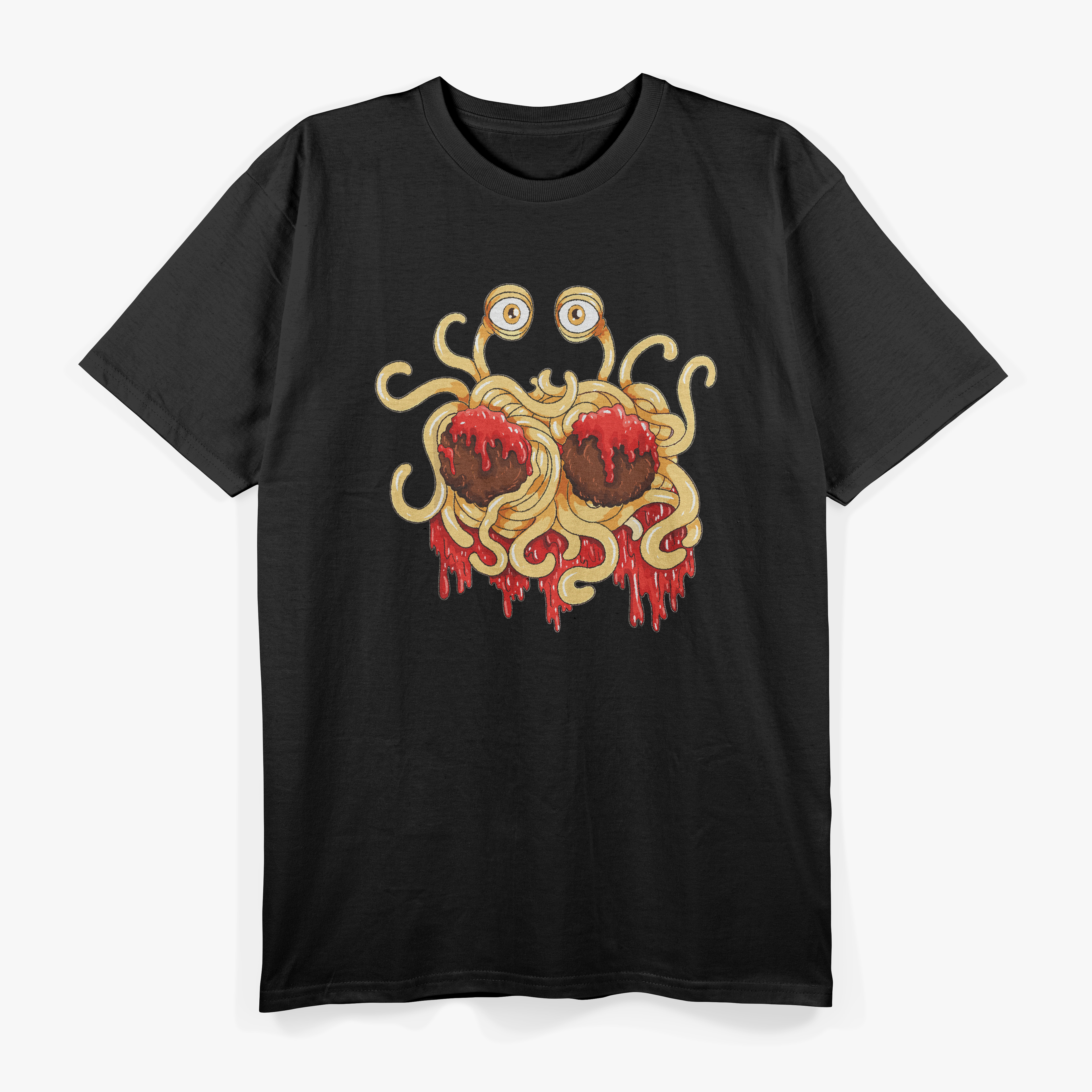 Flying Spaghetti Monster Meatball Pastafarianism T-Shirt