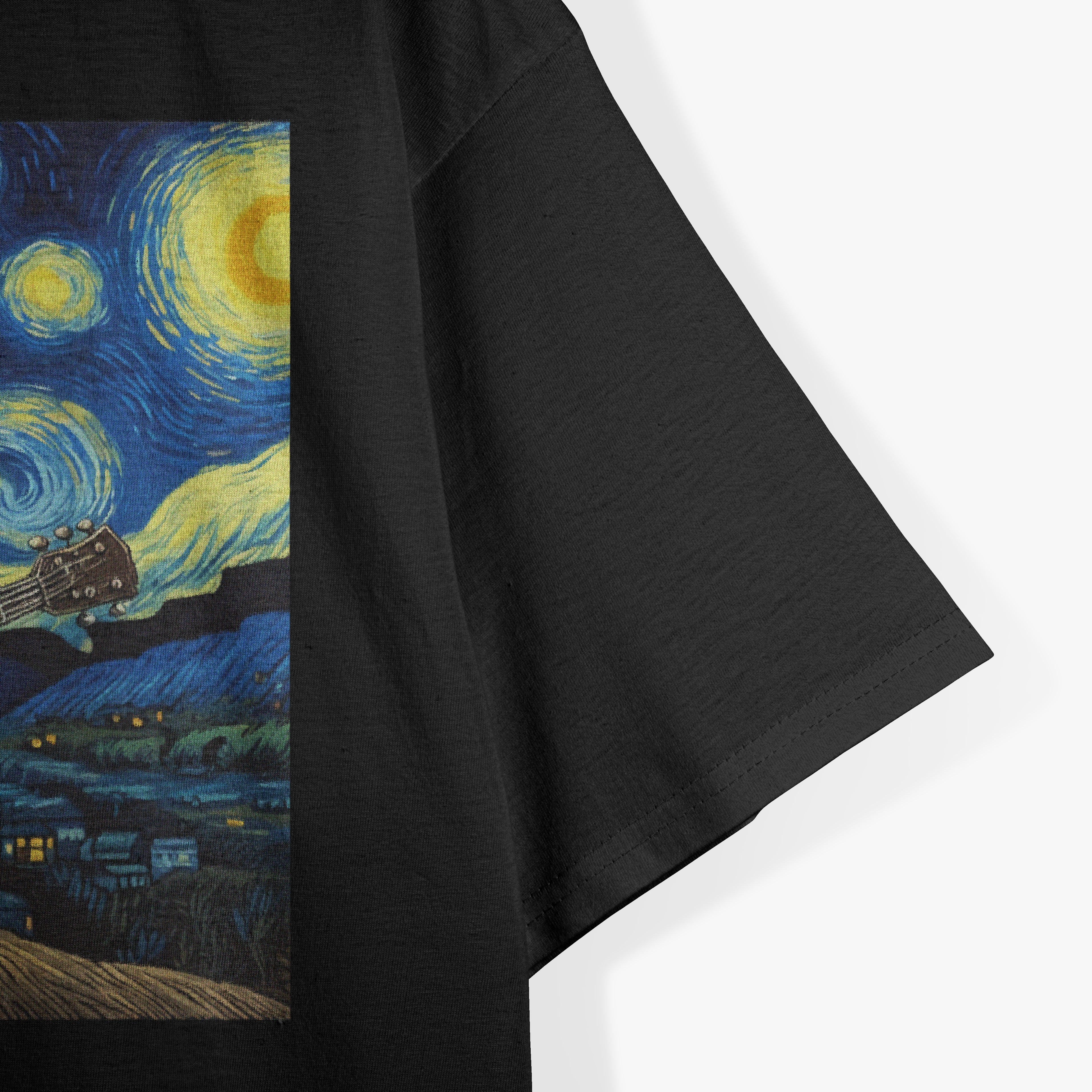 Starry Night Opossum Playing Banjo T-Shirt