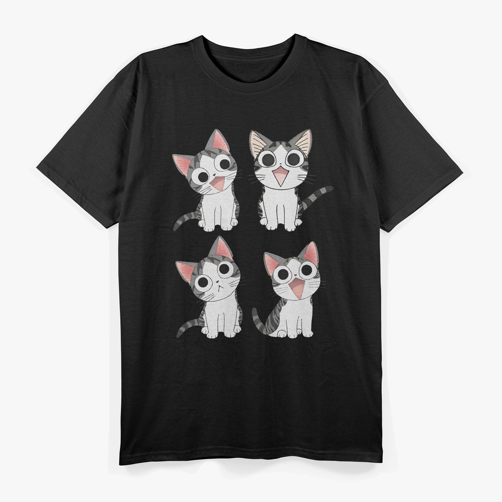 Animal Gray-White Cat T-Shirt