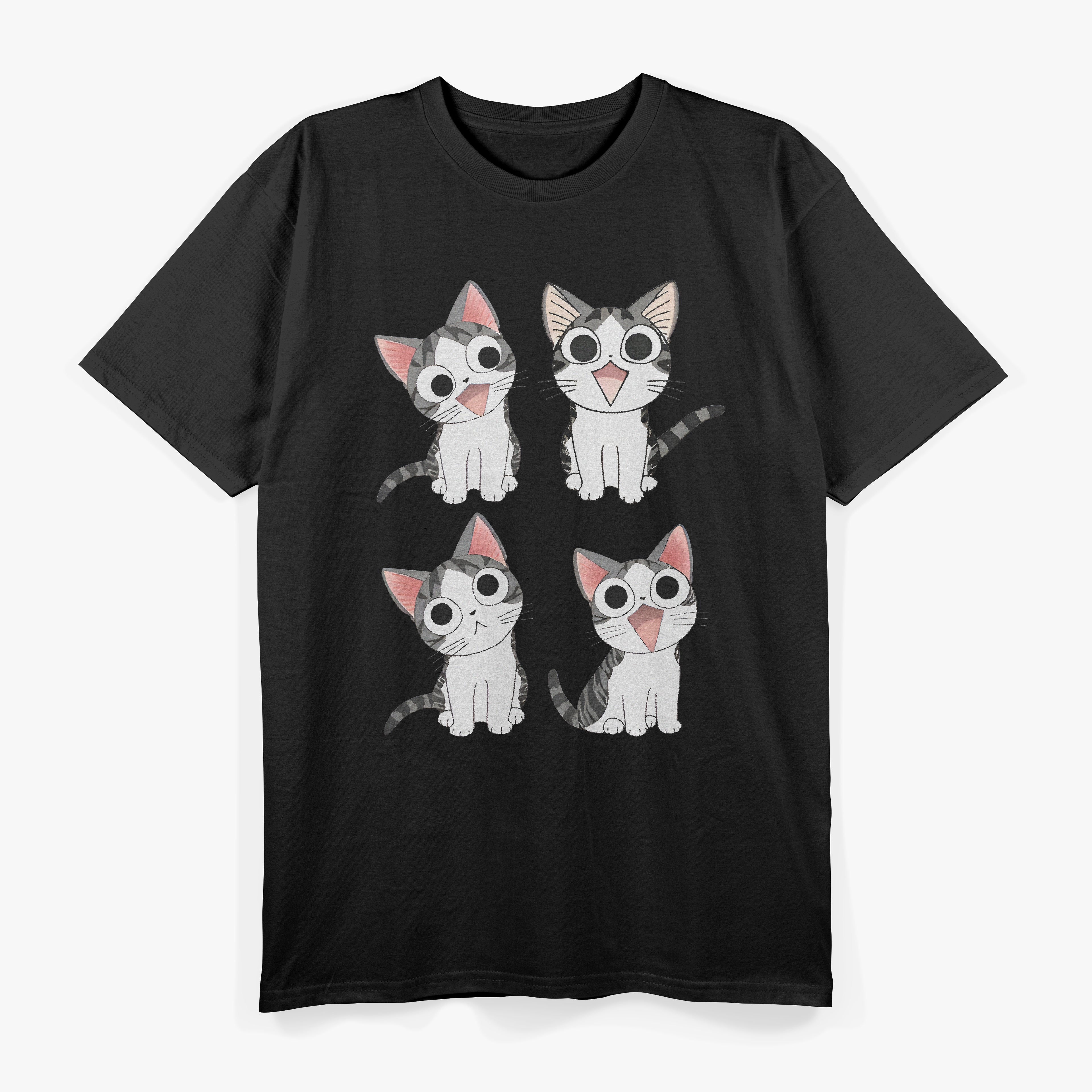 Animal Gray-White Cat T-Shirt