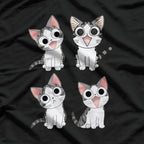 Animal Gray-White Cat T-Shirt