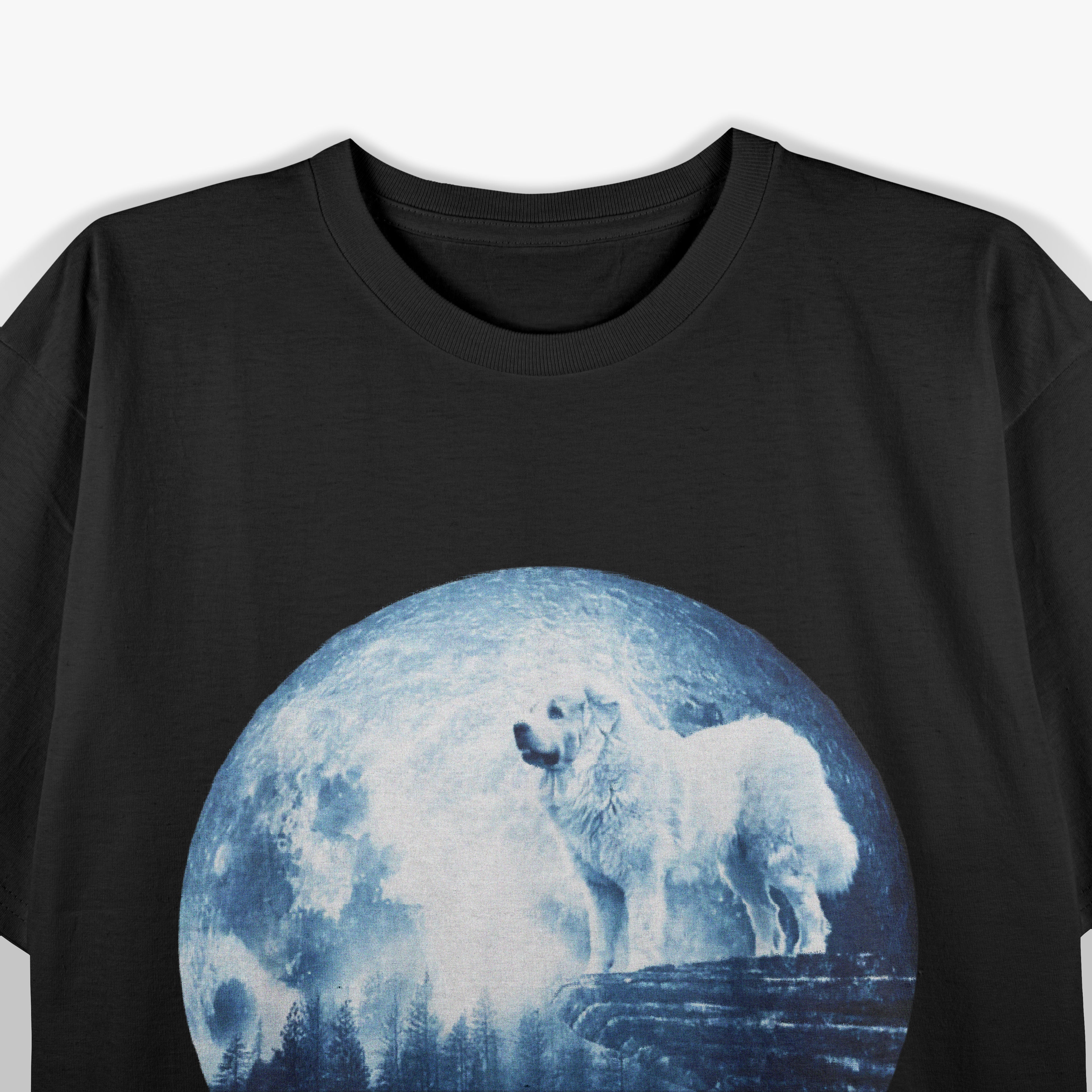 Pyrenean Mountain Dog Moon T-Shirt