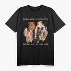 Funny Guinea Pigs Make Me Happy Humans Make My Head Hurt T-Shirt