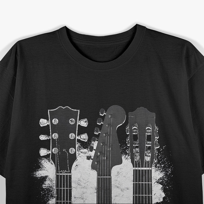 Guitar Player Gifts Rock n Roll Musician Festival Music T-Shirt