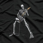 Happy Skeleton Guitar Halloween Great Gift T-Shirt
