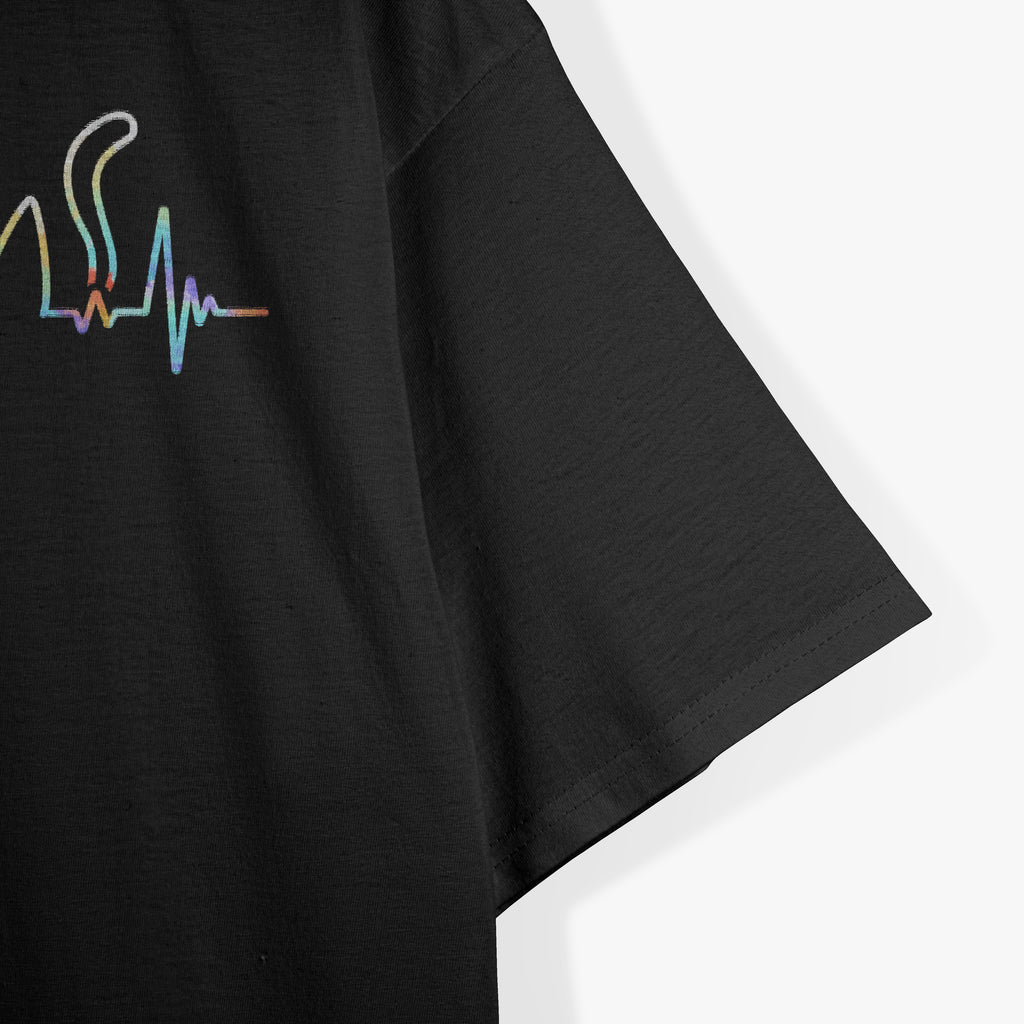 Cat Lover Cat Heartbeat Cute Cat Heartbeat T-Shirt