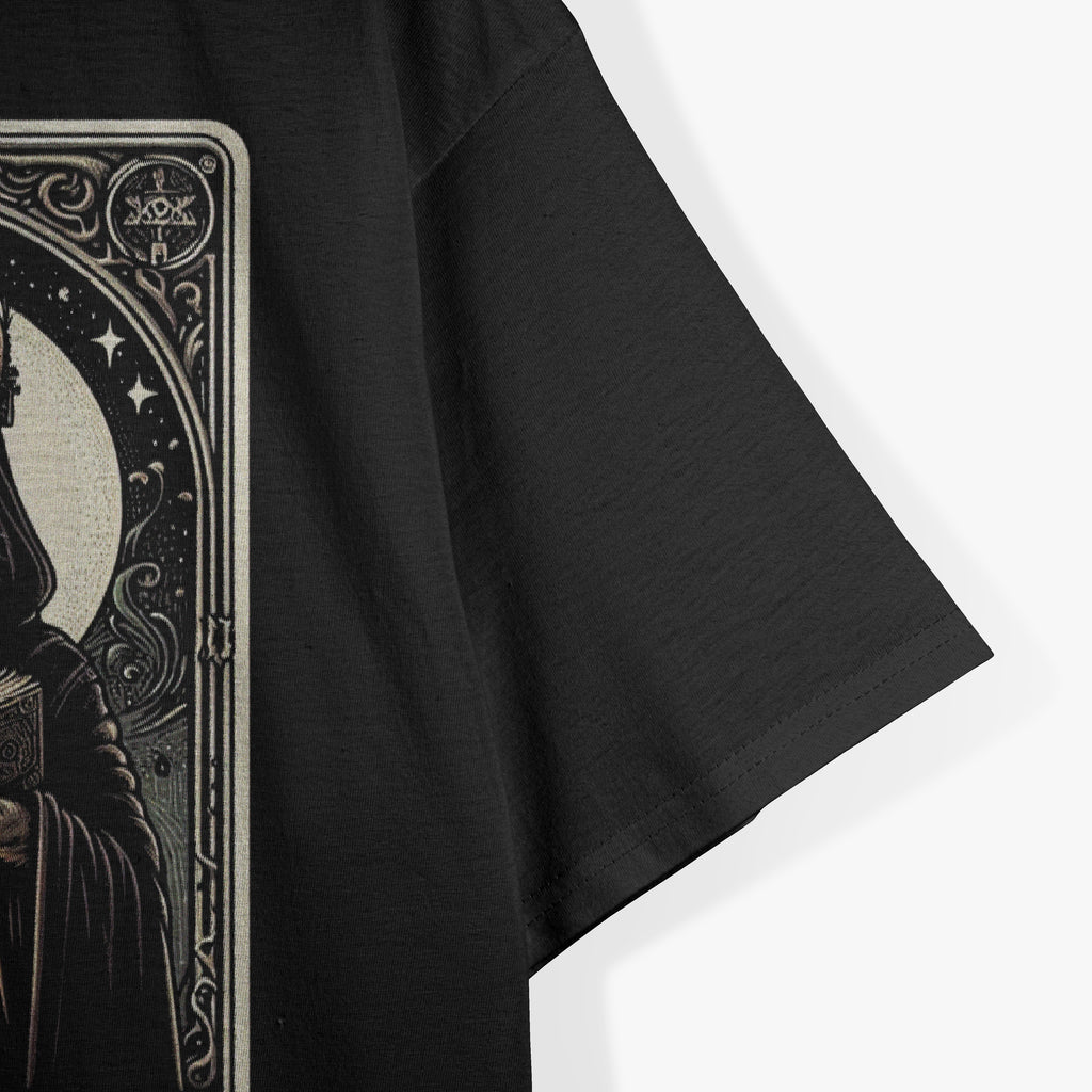 The Hermit Cat Tarot Card Enigmatic Feline T-Shirt