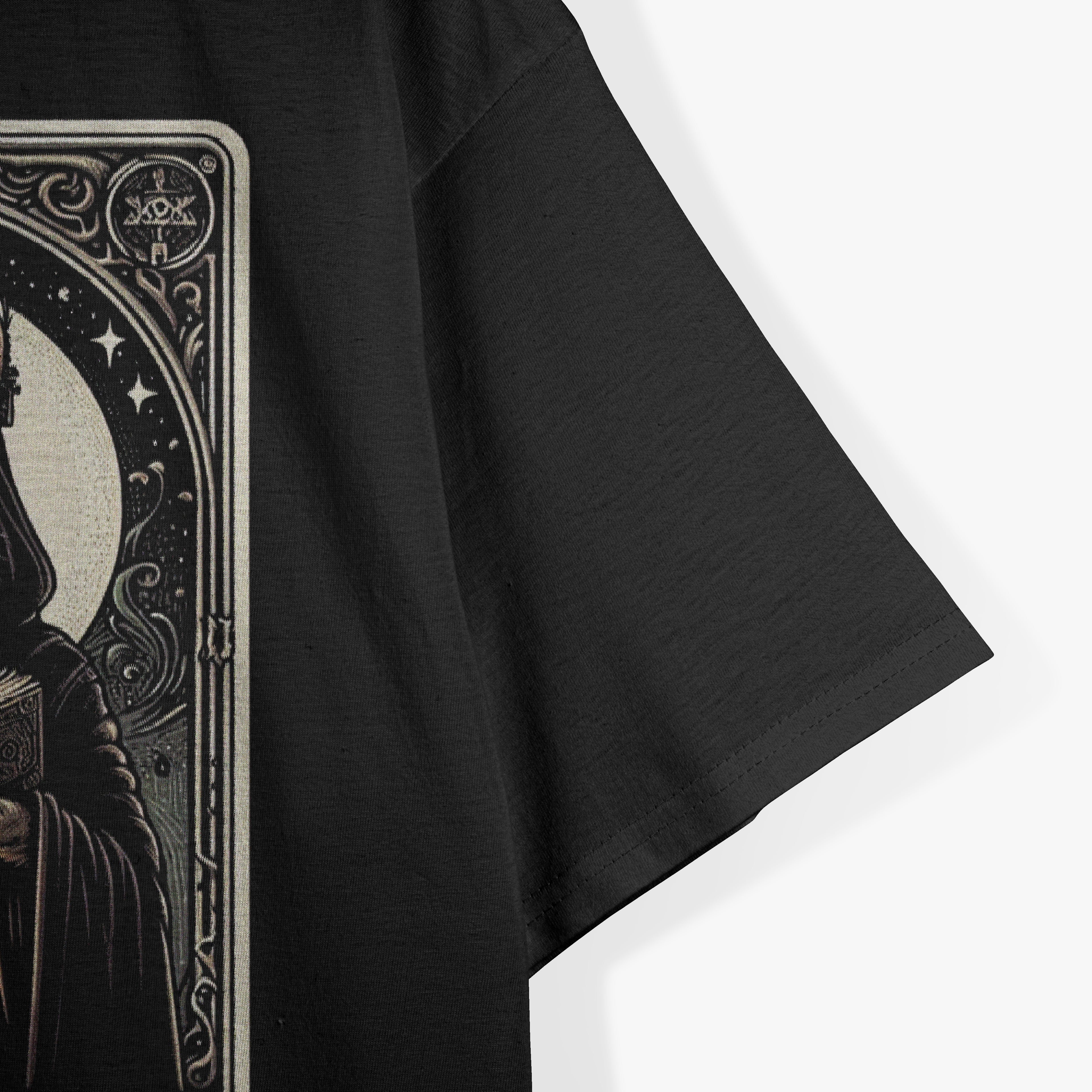 The Hermit Cat Tarot Card Enigmatic Feline T-Shirt