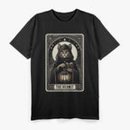 The Hermit Cat Tarot Card Enigmatic Feline T-Shirt