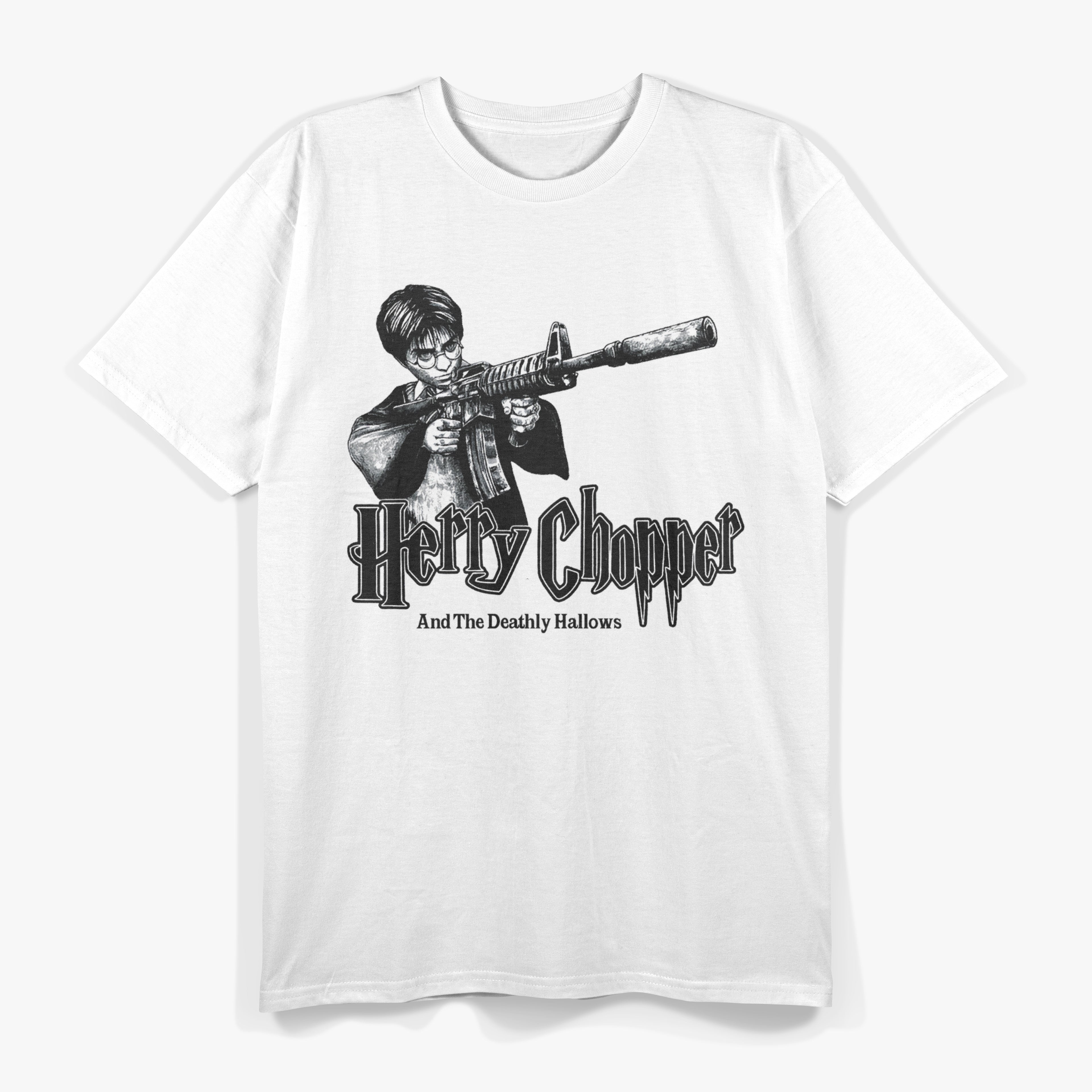 Harry Chopper and The Deathly Hallows T-Shirt