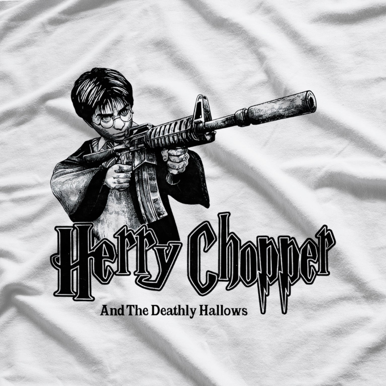 Harry Chopper and The Deathly Hallows T-Shirt