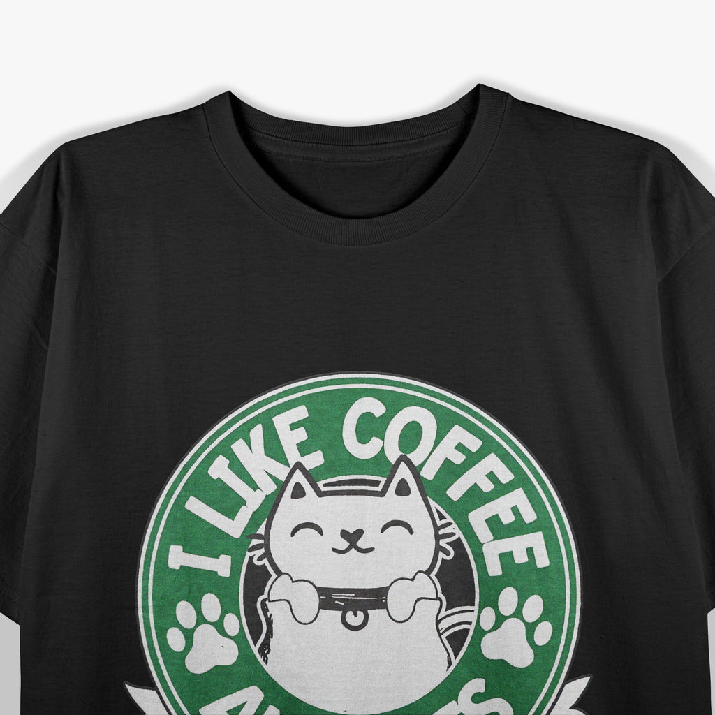 I Like Coffee and Cats and Maybe 3 People T-Shirt