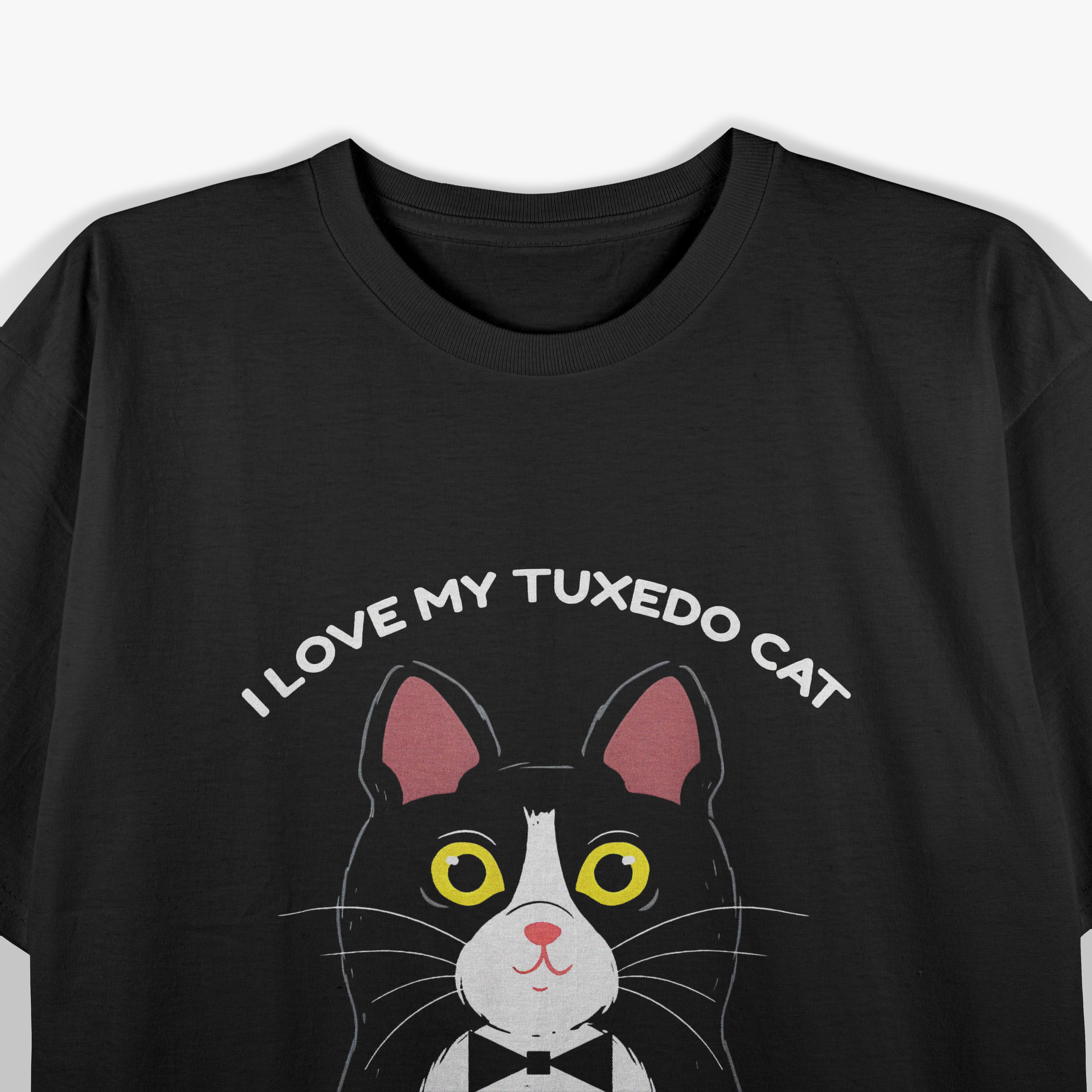 I Love My Tuxedo Cat T-Shirt