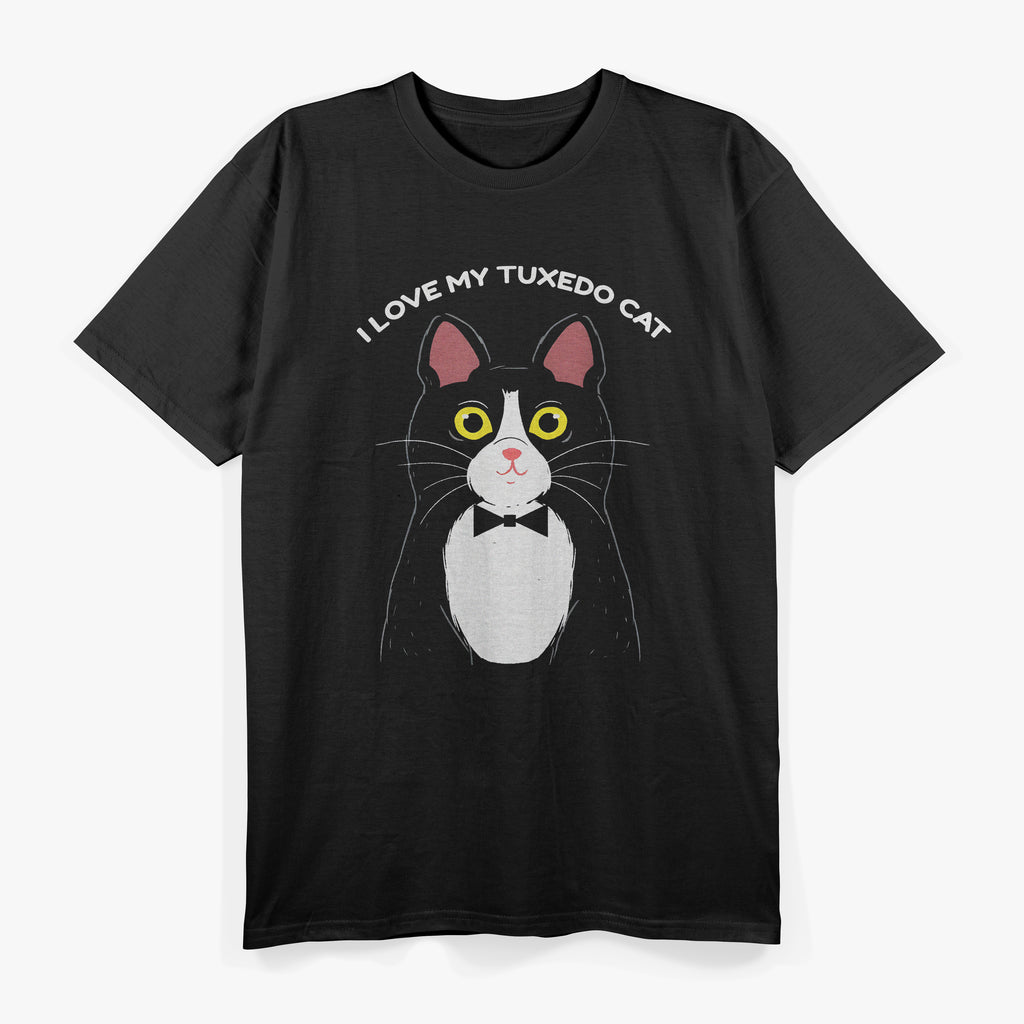 I Love My Tuxedo Cat T-Shirt