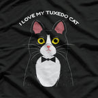 I Love My Tuxedo Cat T-Shirt