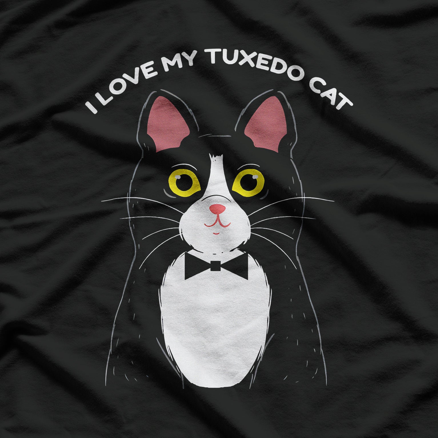 I Love My Tuxedo Cat T-Shirt