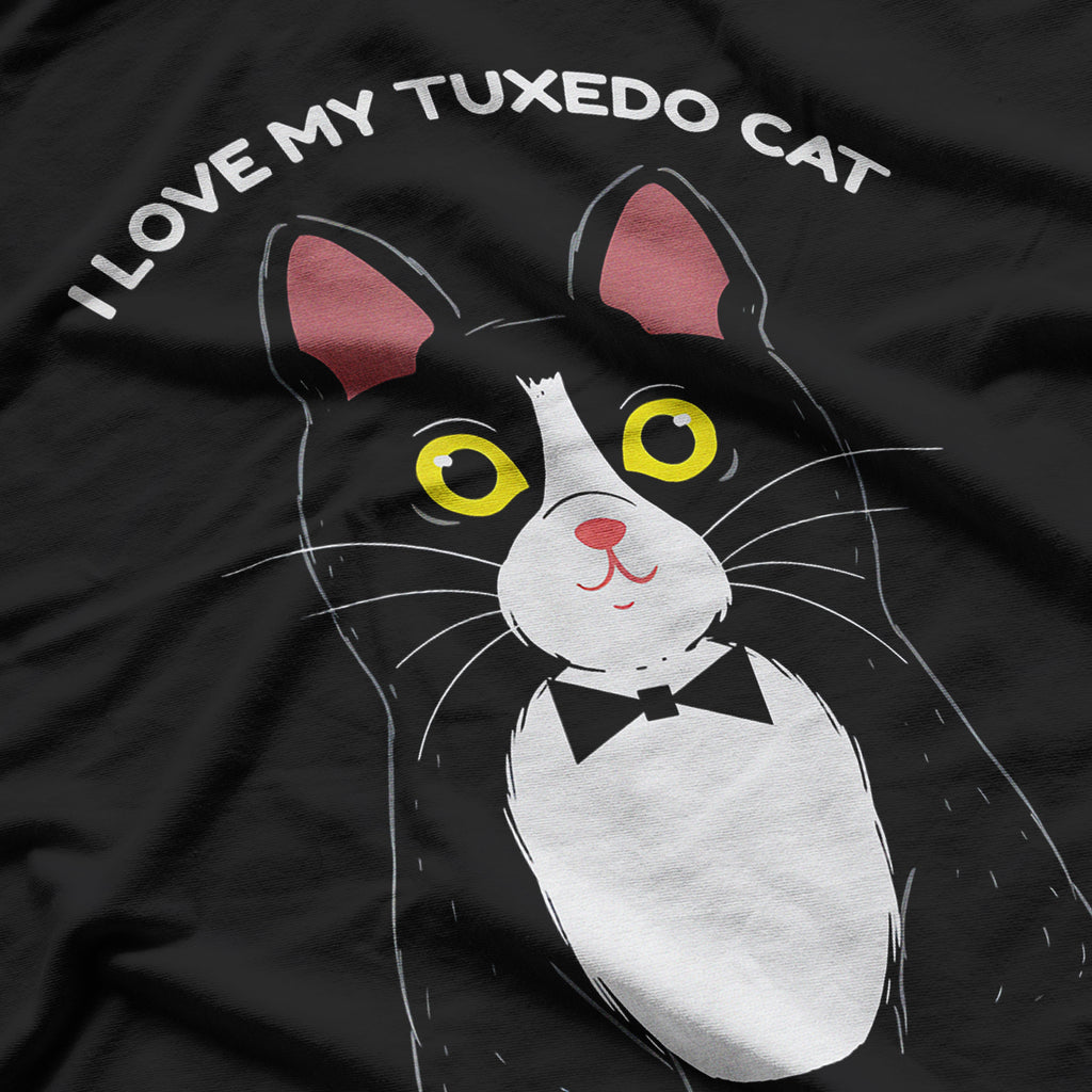 I Love My Tuxedo Cat T-Shirt