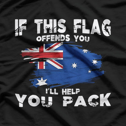 If This Flag Offends You, I'll Help You Pack! T-Shirt