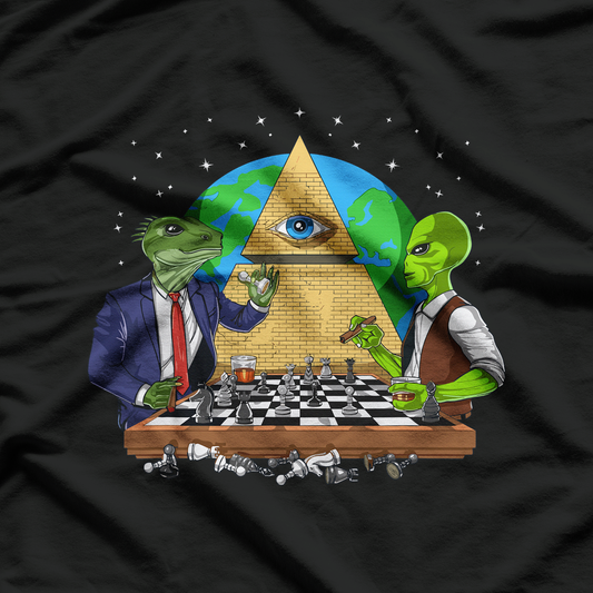 Alien Illuminati Conspiracy Theory All Seeing Eye Aliens T-Shirt