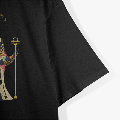 Ancient Egyptian Cat Goddess – Crescent Moon Egypt Mythology T-Shirt