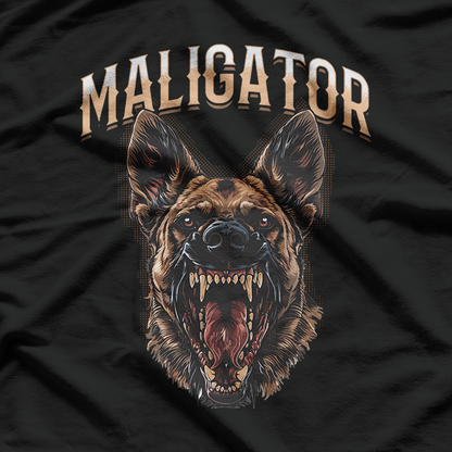 Belgian Malinois Dog Maligator Funny K9 Lover T-Shirt