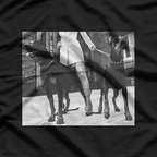 Beware Dobermans on Duty Funny Guard Dog Security Warning T-Shirt