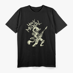 Meowtal - Cat Playing Guitar Like a Rock Star T-Shirt