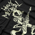 Meowtal - Cat Playing Guitar Like a Rock Star T-Shirt
