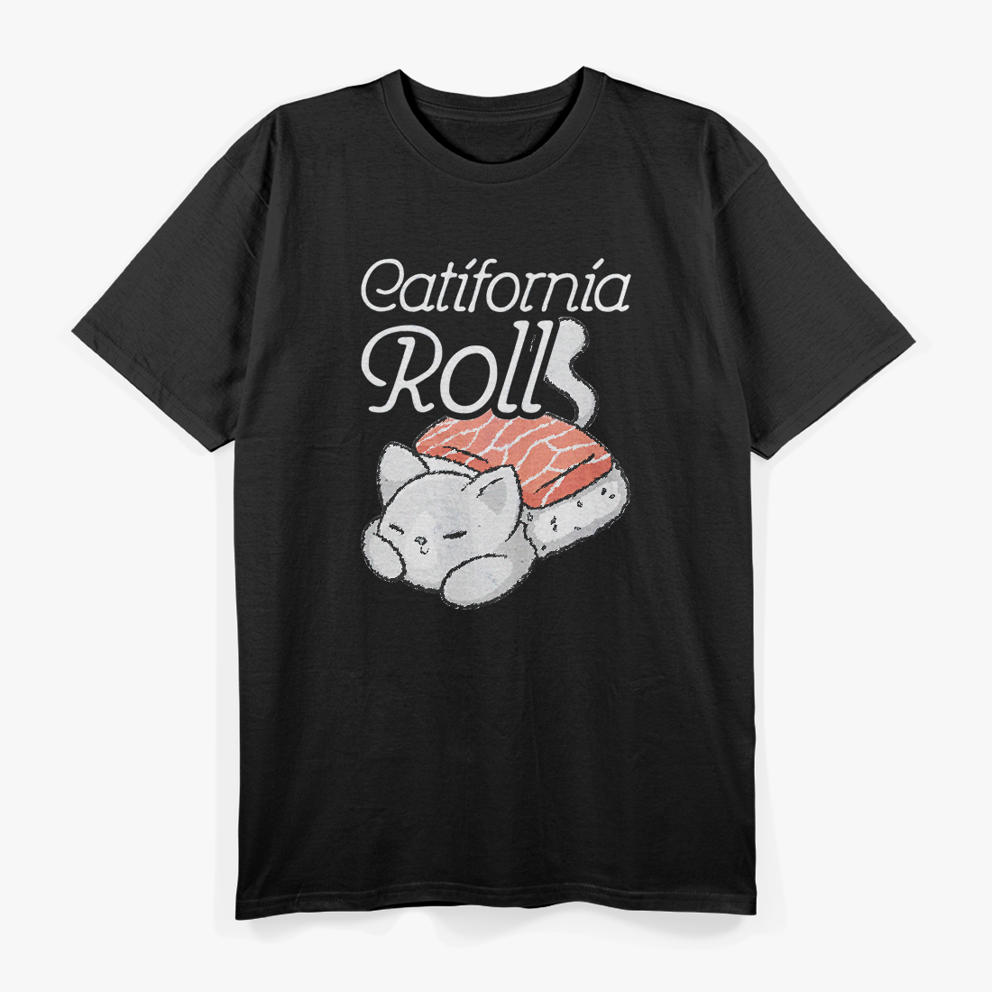 Catifornia Roll Kawaii Sushi Cat Cute Japanese Food Lover T-Shirt