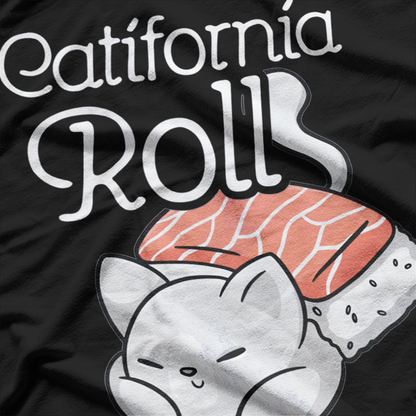 Catifornia Roll Kawaii Sushi Cat Cute Japanese Food Lover T-Shirt