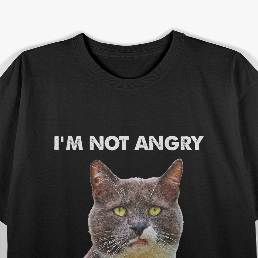 Smudge The Cat This Is My Happy Face T-Shirt