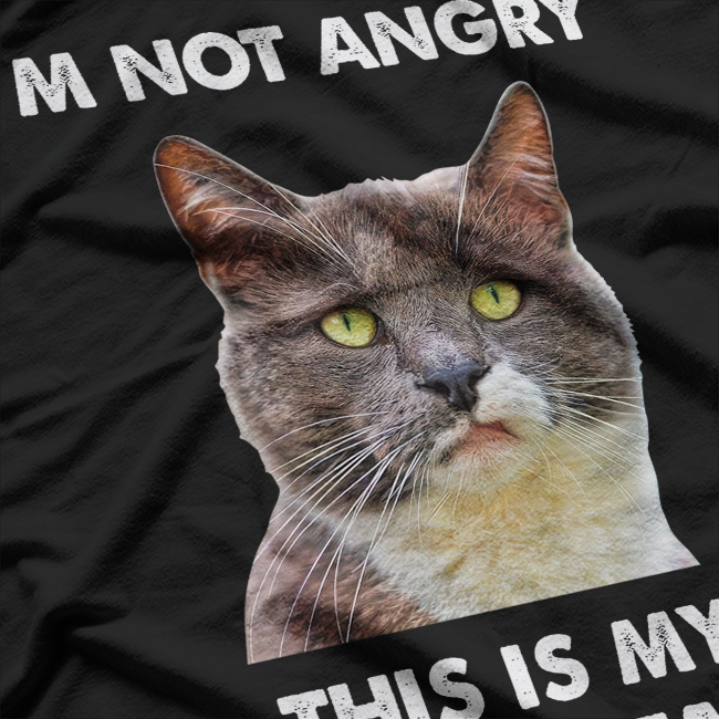 Smudge The Cat This Is My Happy Face T-Shirt
