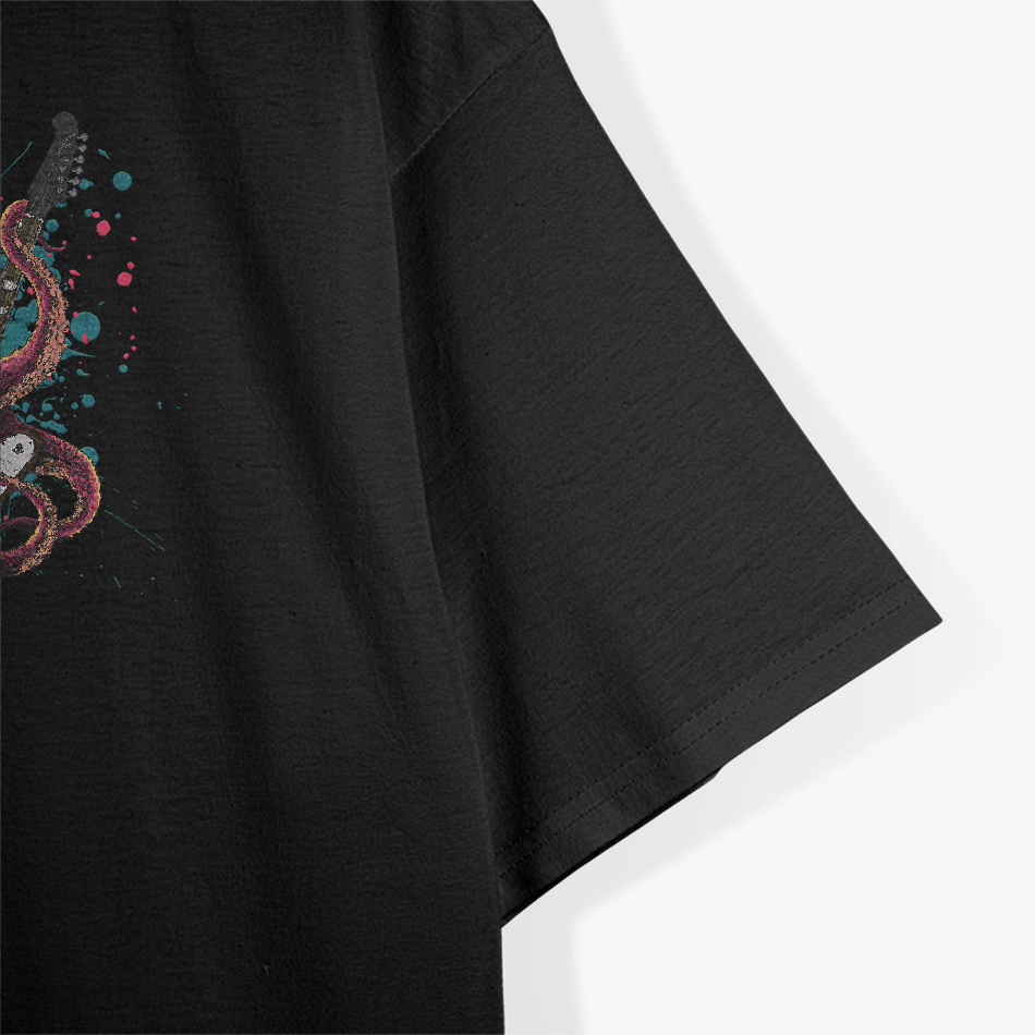 Guitar Octopus – Musical Sea Creature T-Shirt