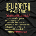 Helicopter Technician Helicopter Mechanic T-Shirt
