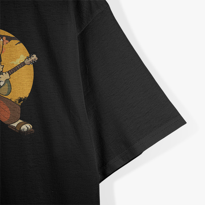 Japanese Cat Rock Star: Electric Guitar T-Shirt