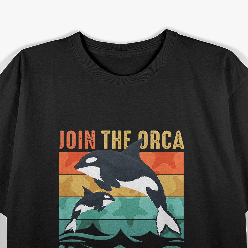 Orca Revolution – Join The Ocean Rebellion Killer Whale Uprising T-Shirt