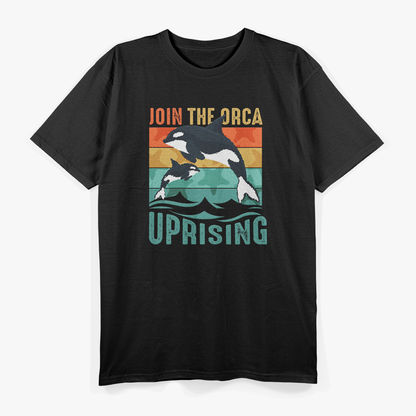 Orca Revolution – Join The Ocean Rebellion Killer Whale Uprising T-Shirt