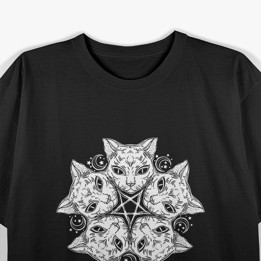 Pentagram Cat T-Shirt