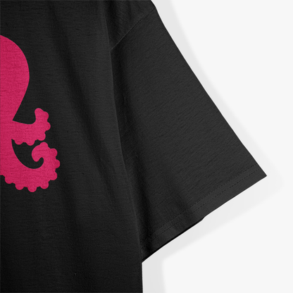 Pink Octopus Fun - Quirky and Cute Animal Lover Design T-Shirt