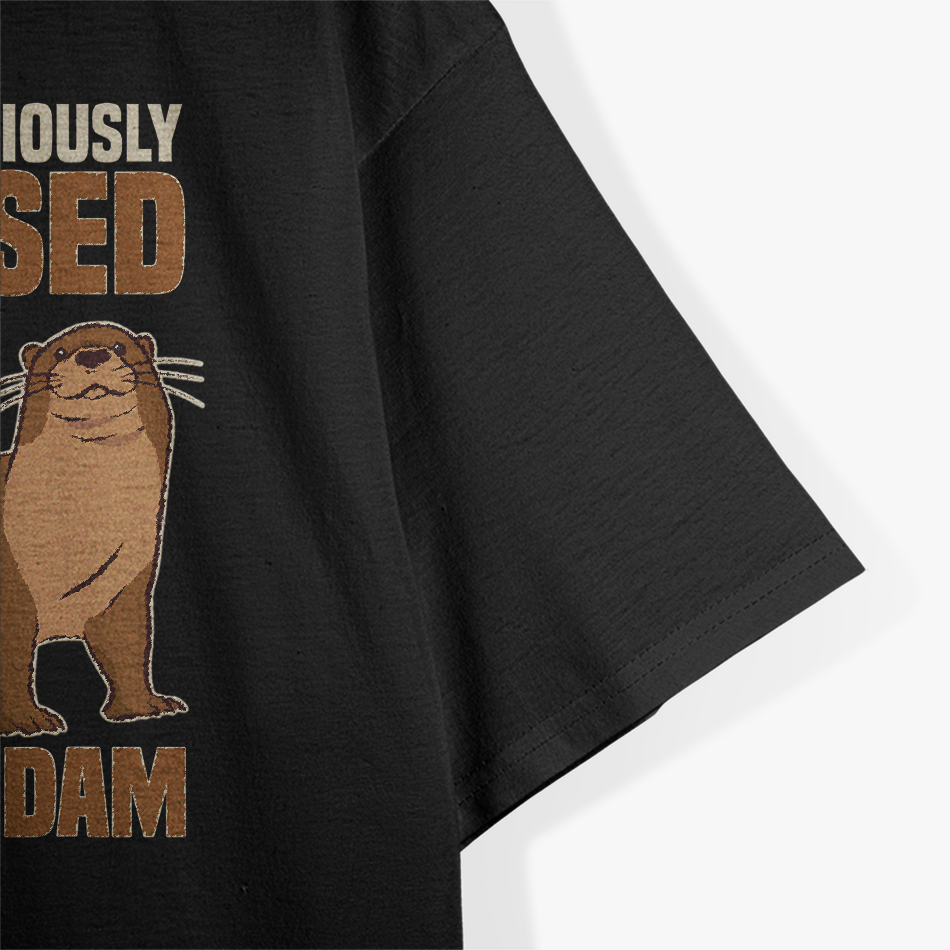 Sea Otter Builds Dam Cute Animal Nature Lover T-Shirt