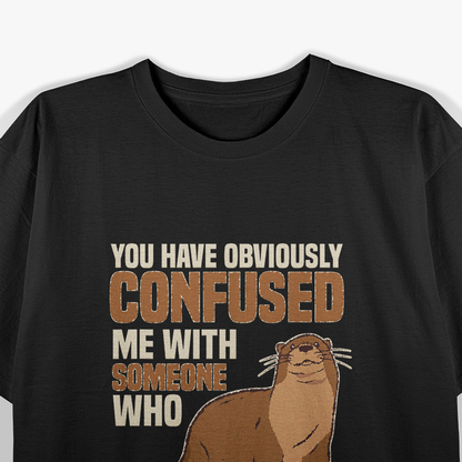 Sea Otter Builds Dam Cute Animal Nature Lover T-Shirt