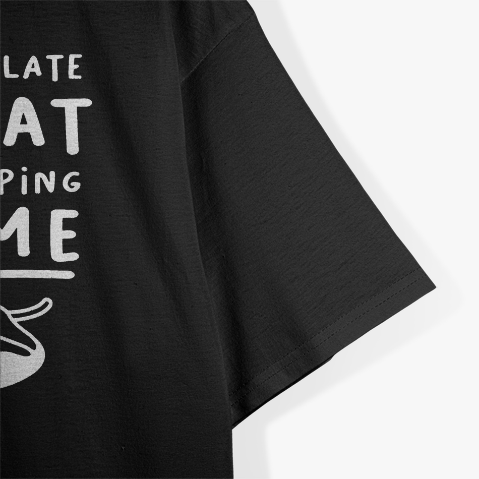 Sorry I’m Late, My Cat Was Sleeping on Me – Funny Cat Lover T-Shirt