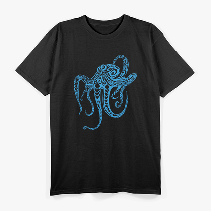 Tribal Octopus - Polynesian Tribal Design for Ocean Lovers T-Shirt