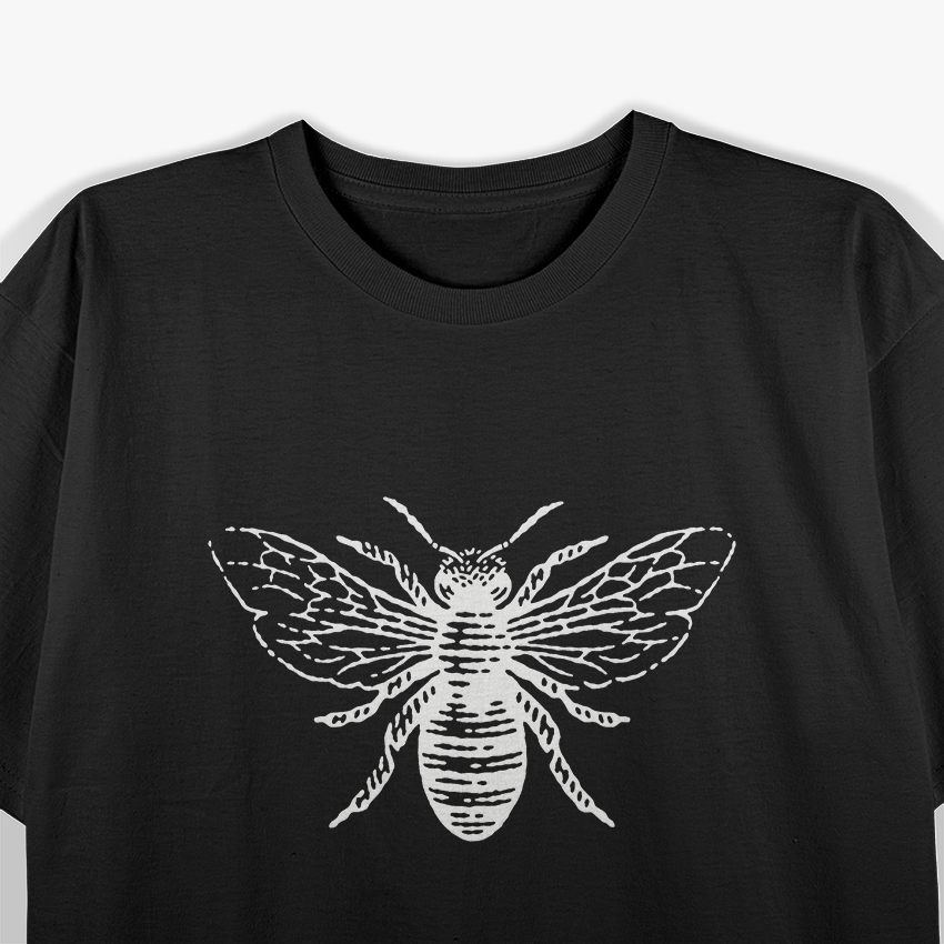 Vintage Bee Design - Modern Style for Nature Enthusiasts T-Shirt