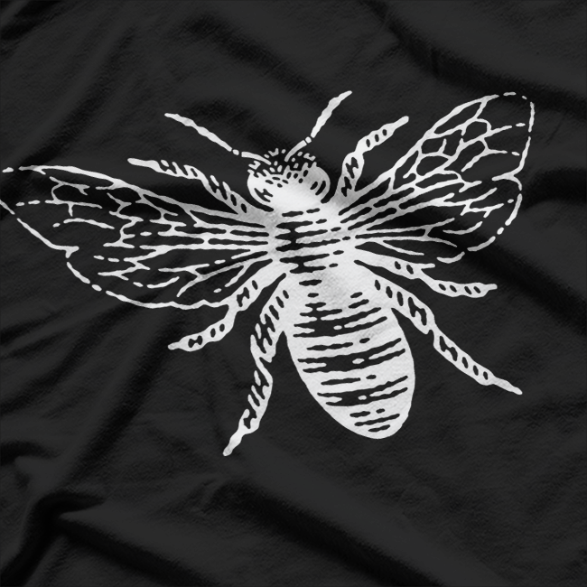 Vintage Bee Design - Modern Style for Nature Enthusiasts T-Shirt
