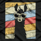 Retro Style Llama - Cool and Quirky Alpaca T-Shirt