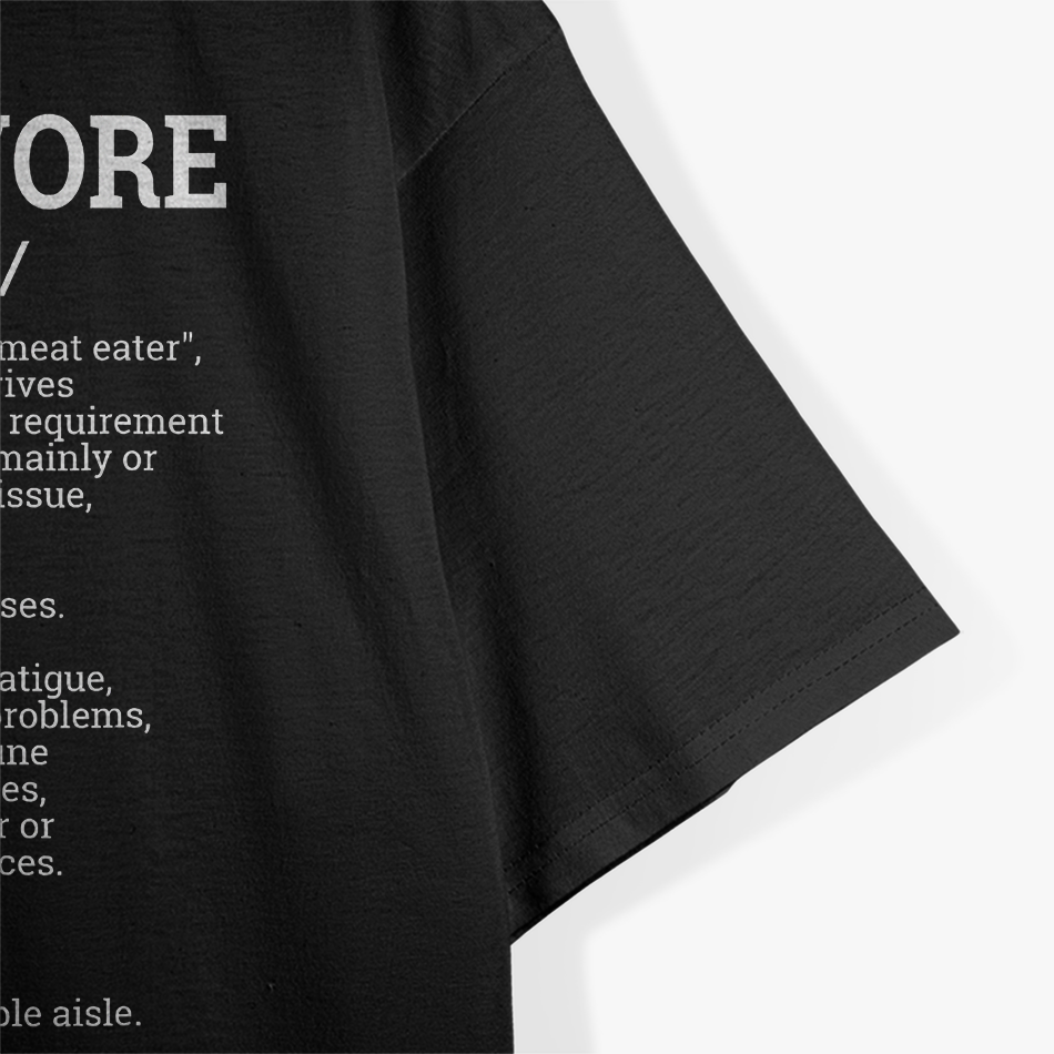 Carnivore Definition Funny Foodie T-Shirt